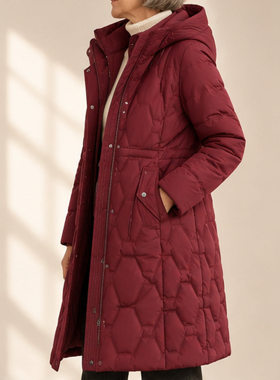 Lorah – Longline Hooded Down Coat
