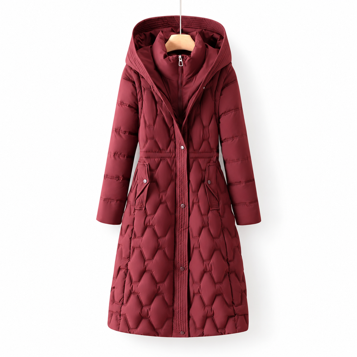 Lorah – Longline Hooded Down Coat