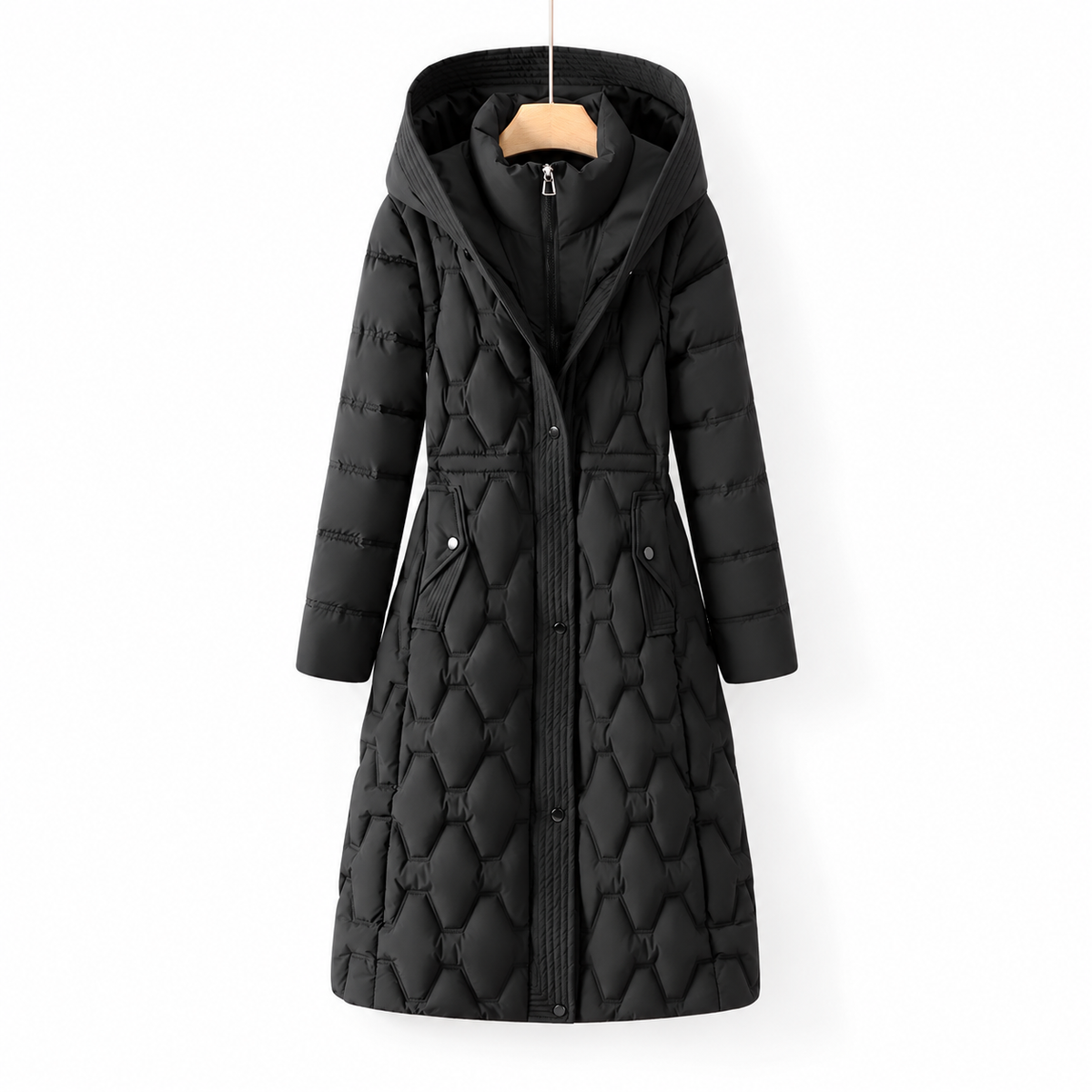 Lorah – Longline Hooded Down Coat