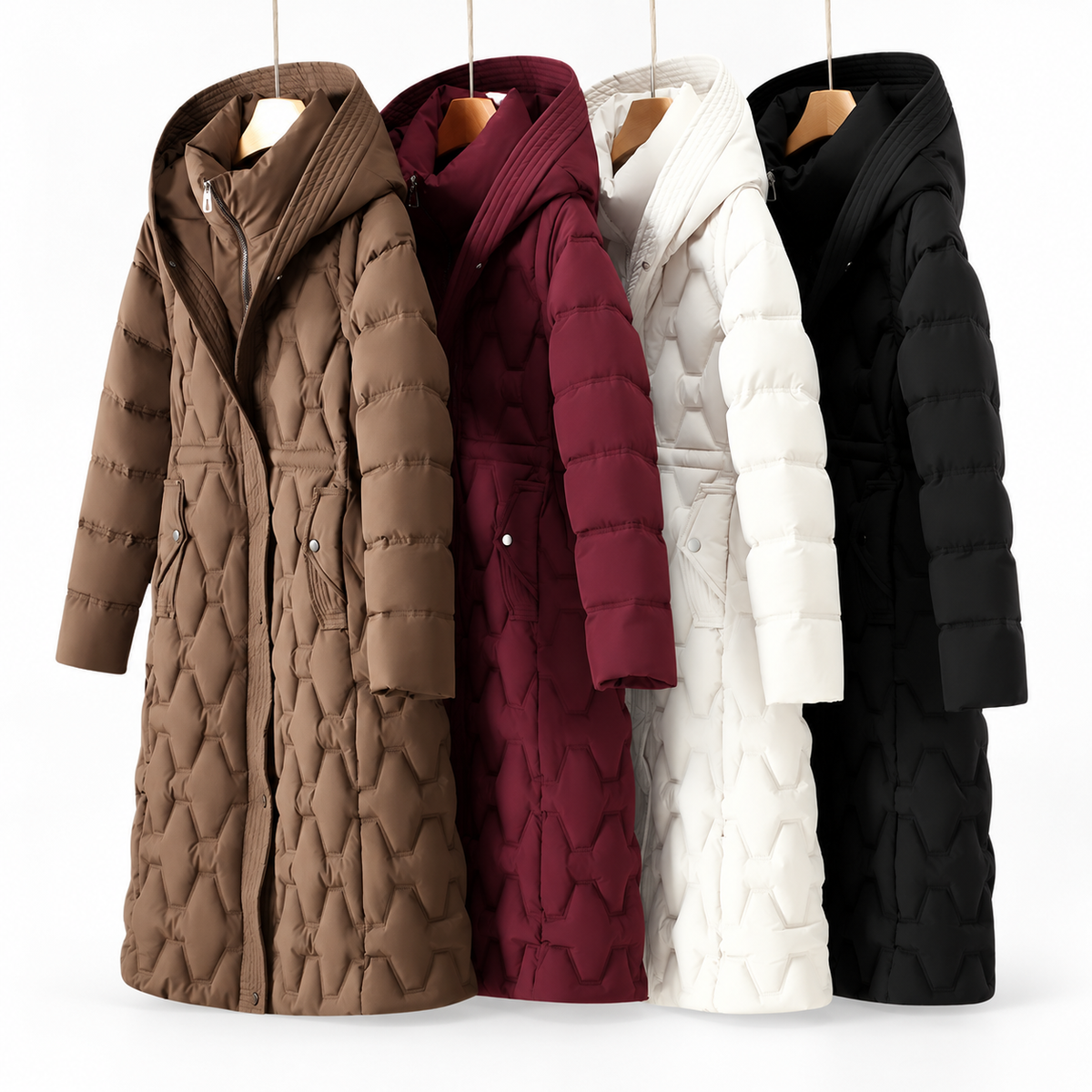 Lorah – Longline Hooded Down Coat