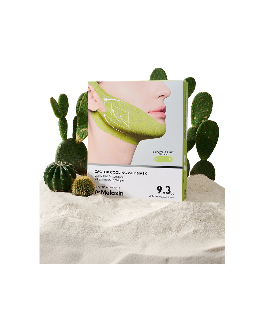 Dr. Melaxin Cactox Cooling V-Up Mask – Hydrating and Firming Face Mask
