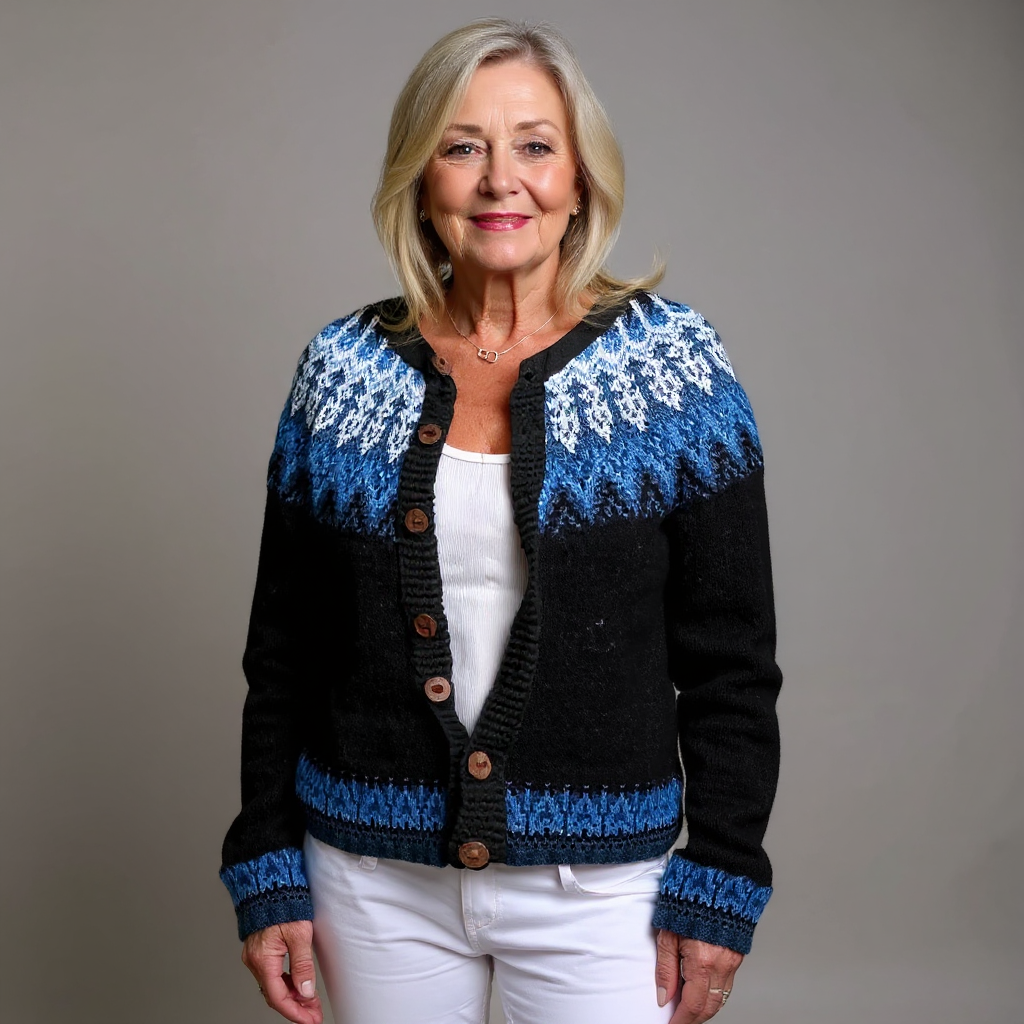 GIANNA | VINTAGE ICELANDIC CARDIGAN