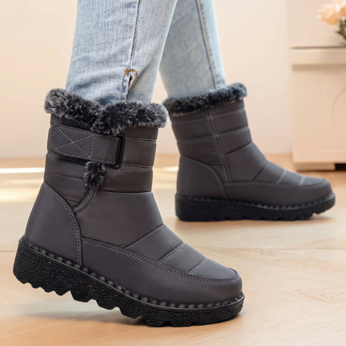 Alexa | Non Slip Winter Ankle Boots